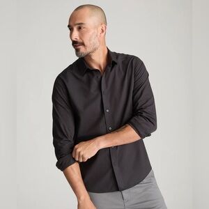 UNTUCKit Wrinkle-Free Black Stone Shirt, Size XXXL